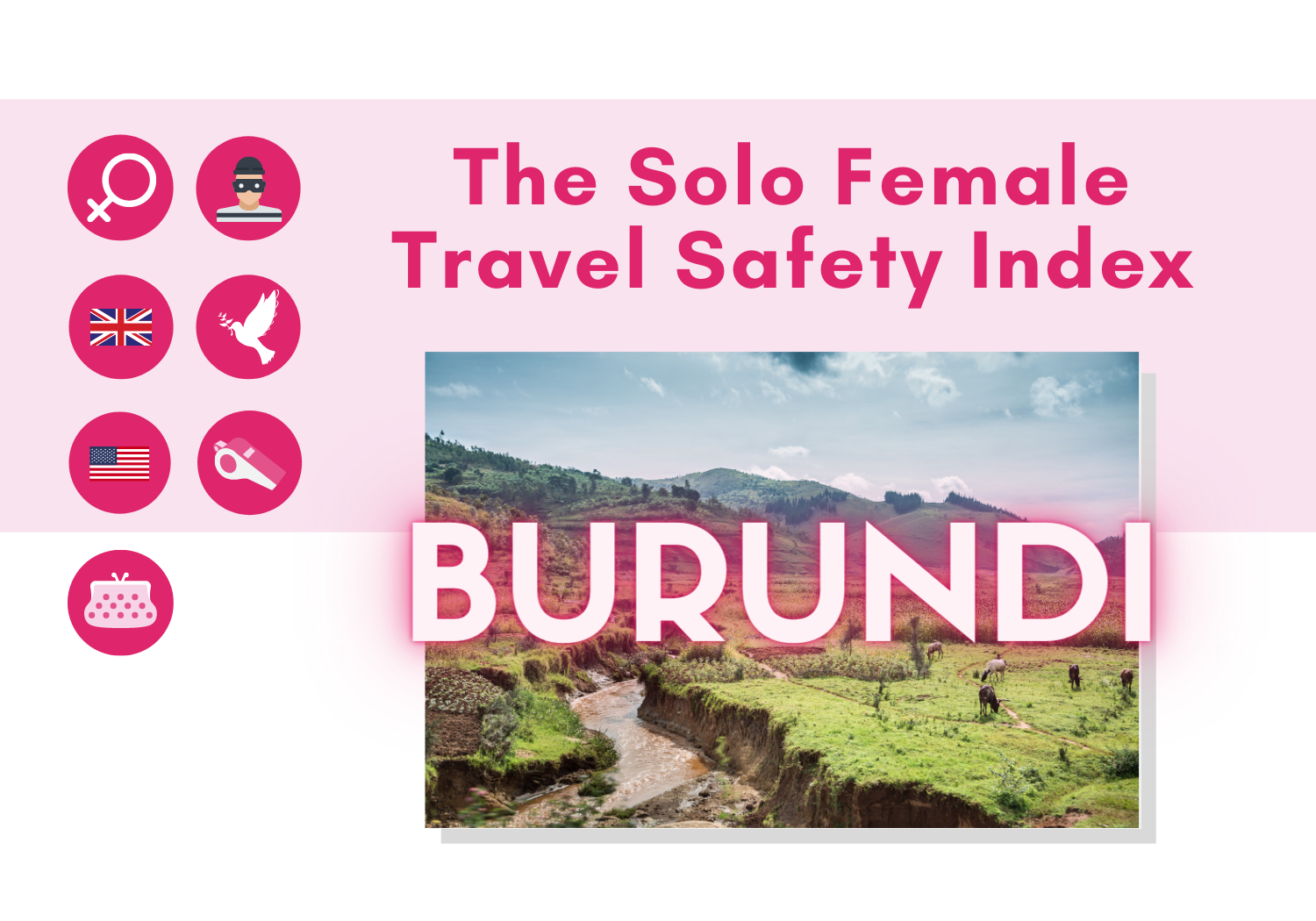 Solo female travel safety in Burundi